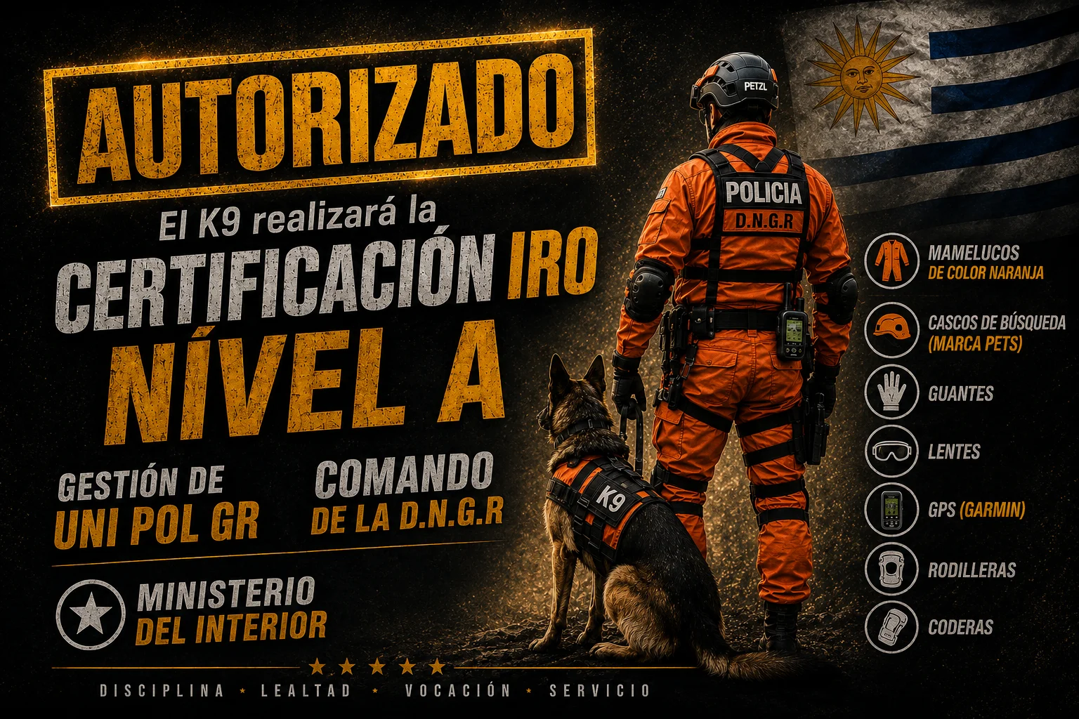 Carencias y necesidades operativas de la Unidad K9 de la Dirección Nacional Guardia Republicana